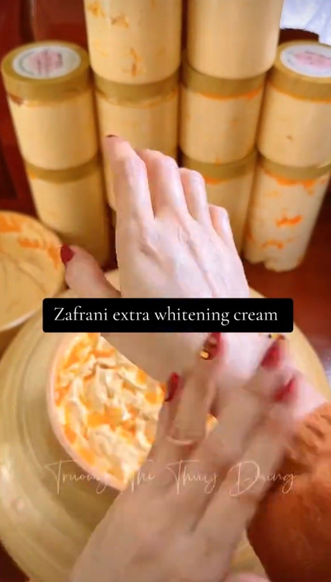 Zafrani whiting cream