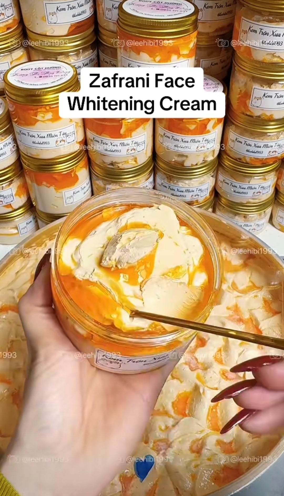 Zafrani whiting cream